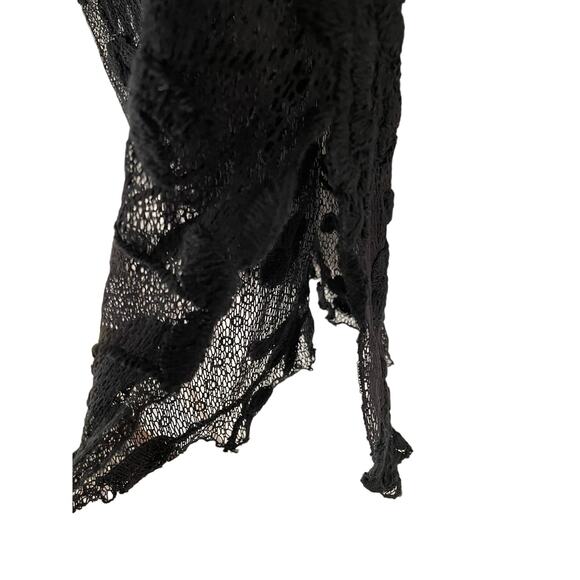 Flavia Padovan Seawear Line Black Lace Tunic 2/Medium - Picture 8 of 14